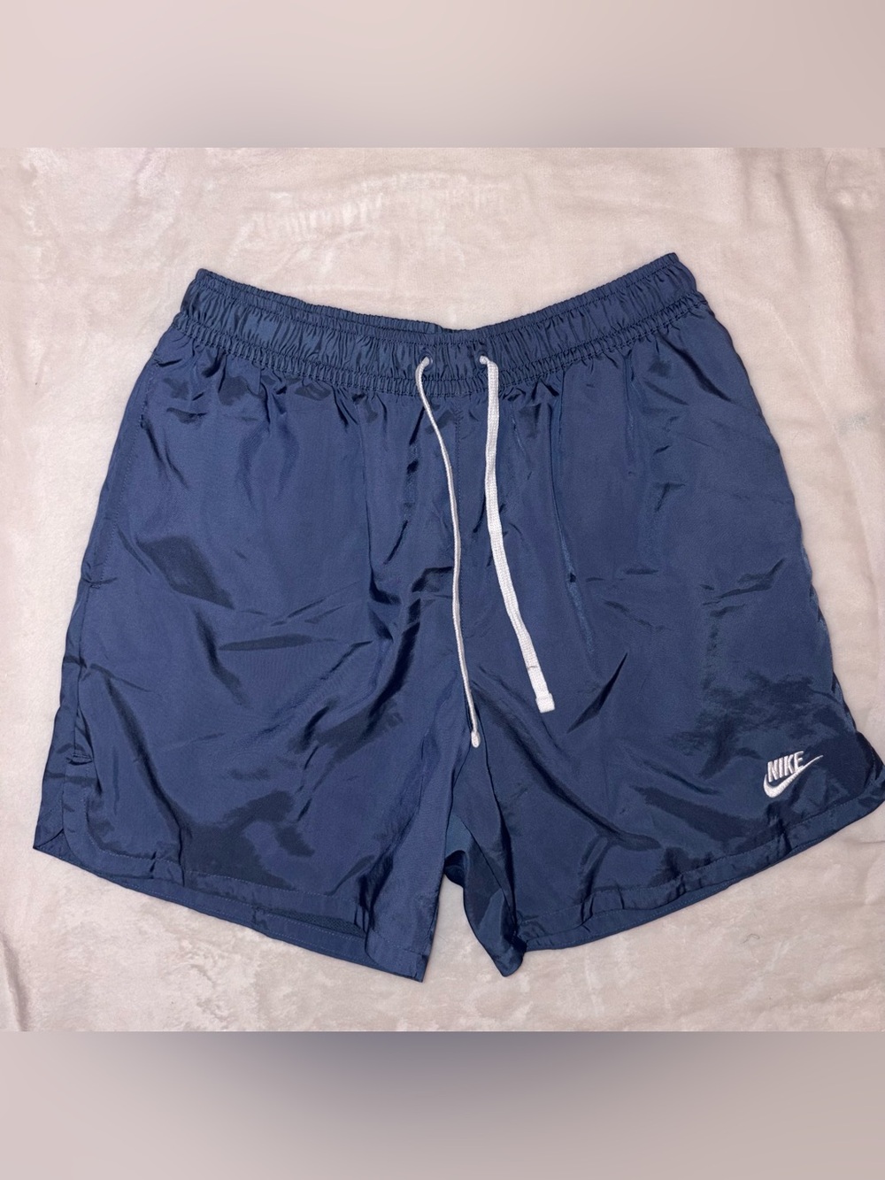 Nike Women’s Navy Swim/Active Shorts with Drawstring